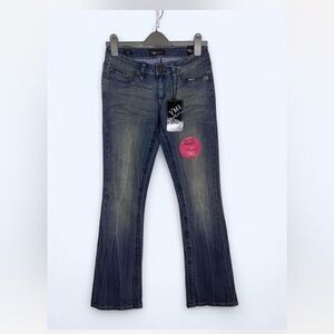 YMI Dark Blue Bootcut Jeans Y2K Style